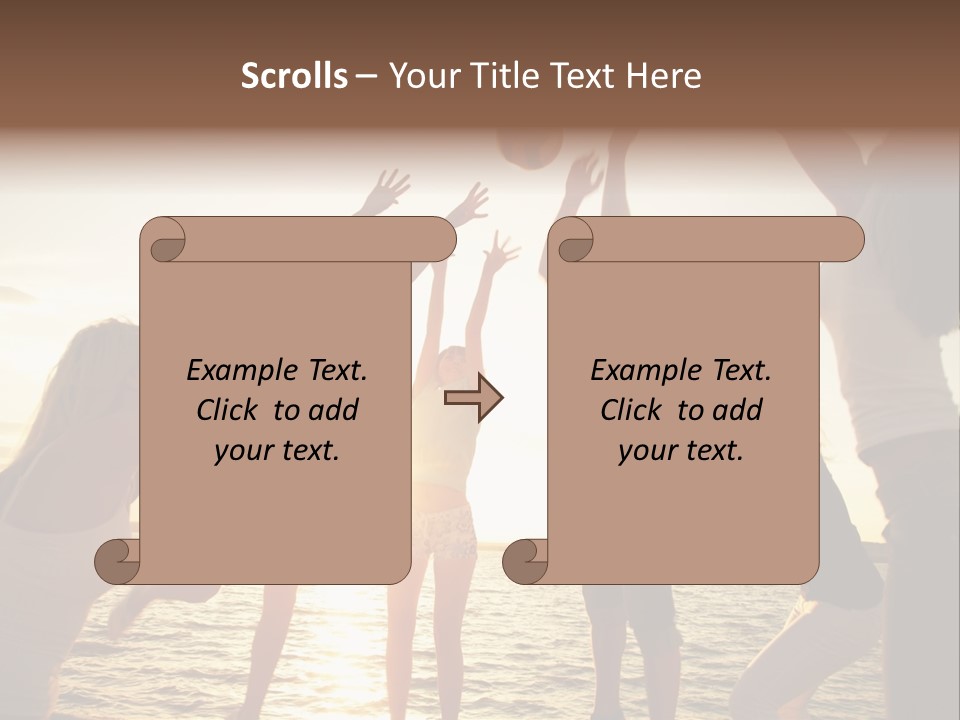 Joy Leisure Teenagers PowerPoint Template