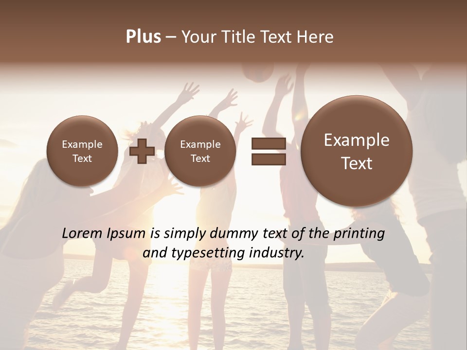 Joy Leisure Teenagers PowerPoint Template