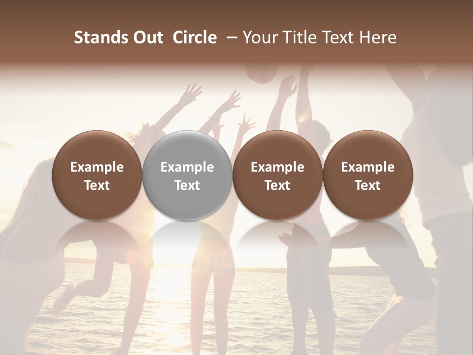 Joy Leisure Teenagers PowerPoint Template