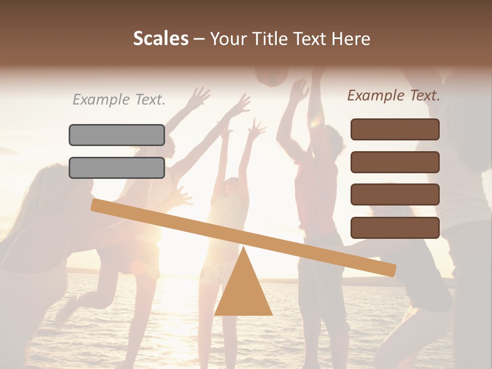 Joy Leisure Teenagers PowerPoint Template