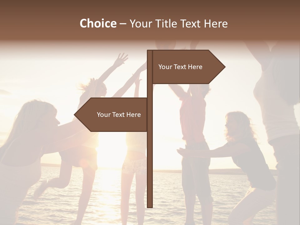 Joy Leisure Teenagers PowerPoint Template