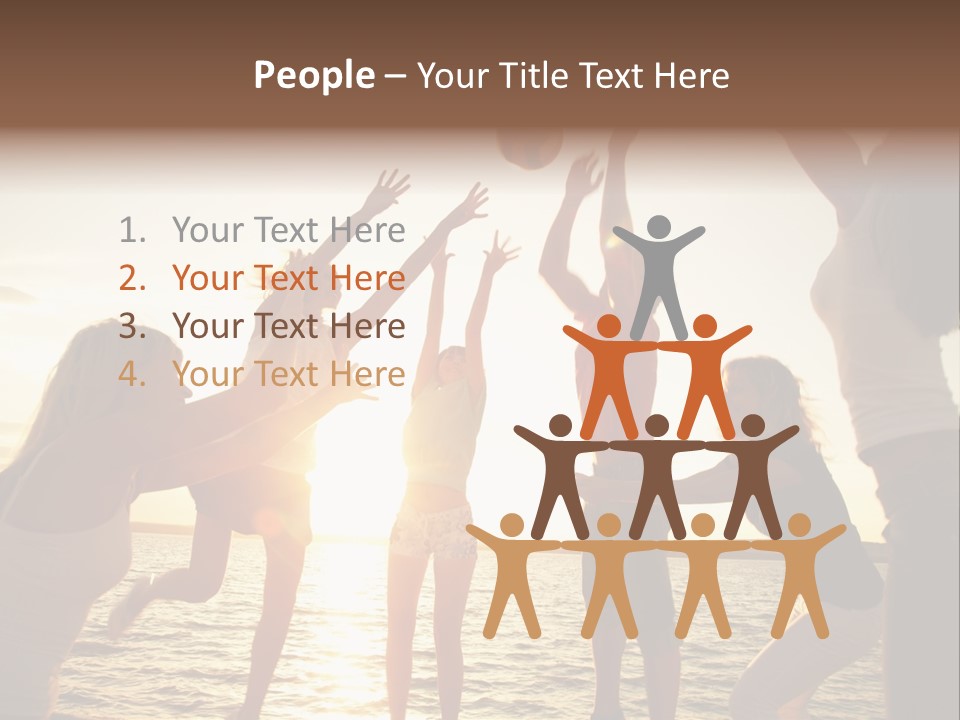 Joy Leisure Teenagers PowerPoint Template