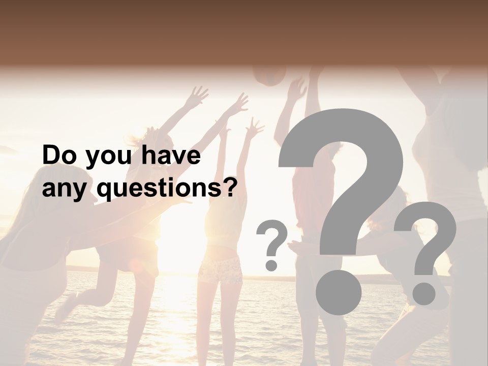 Joy Leisure Teenagers PowerPoint Template