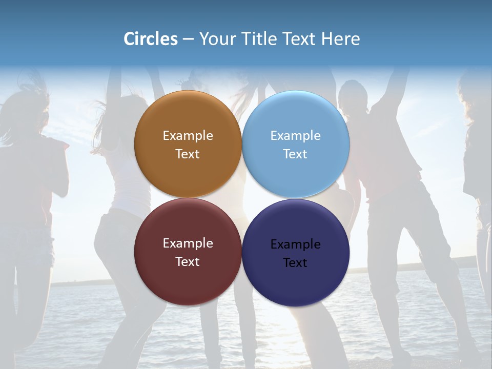 Girl Happiness Human PowerPoint Template