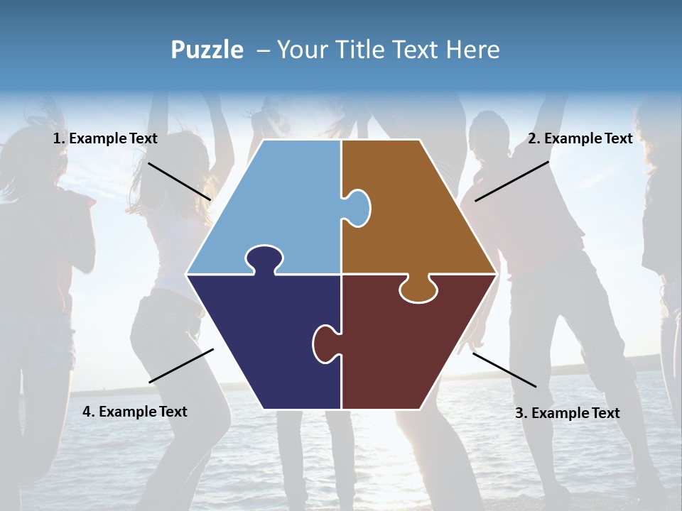 Girl Happiness Human PowerPoint Template