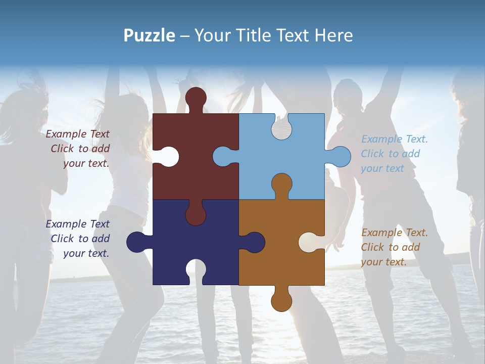 Girl Happiness Human PowerPoint Template