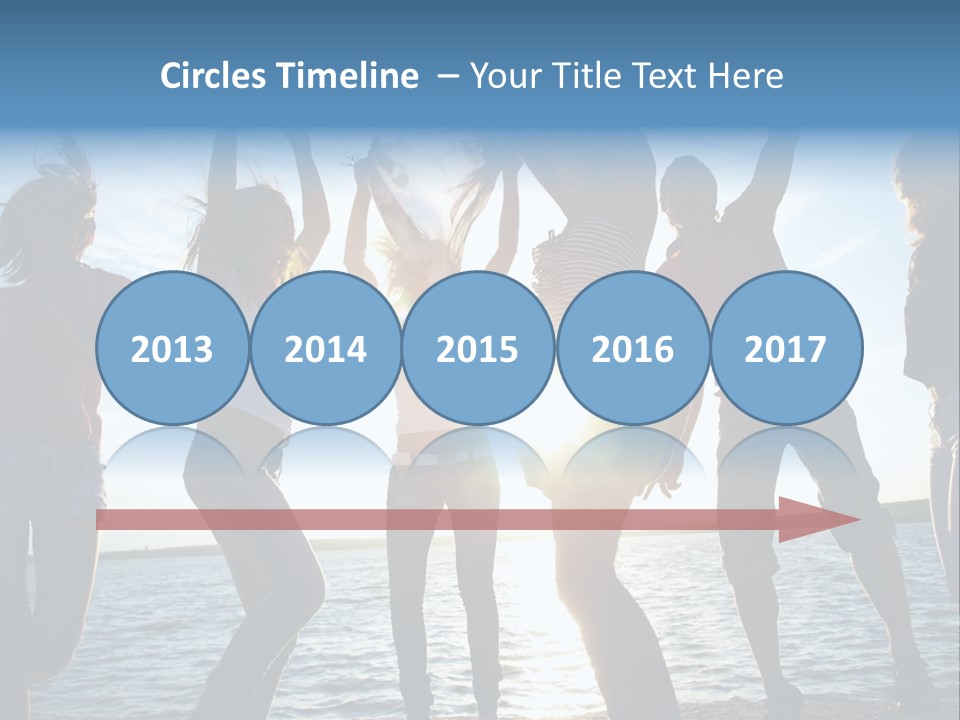 Girl Happiness Human PowerPoint Template