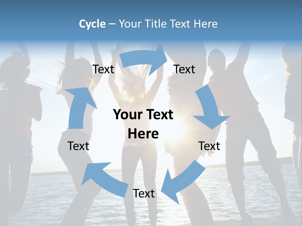 Girl Happiness Human PowerPoint Template