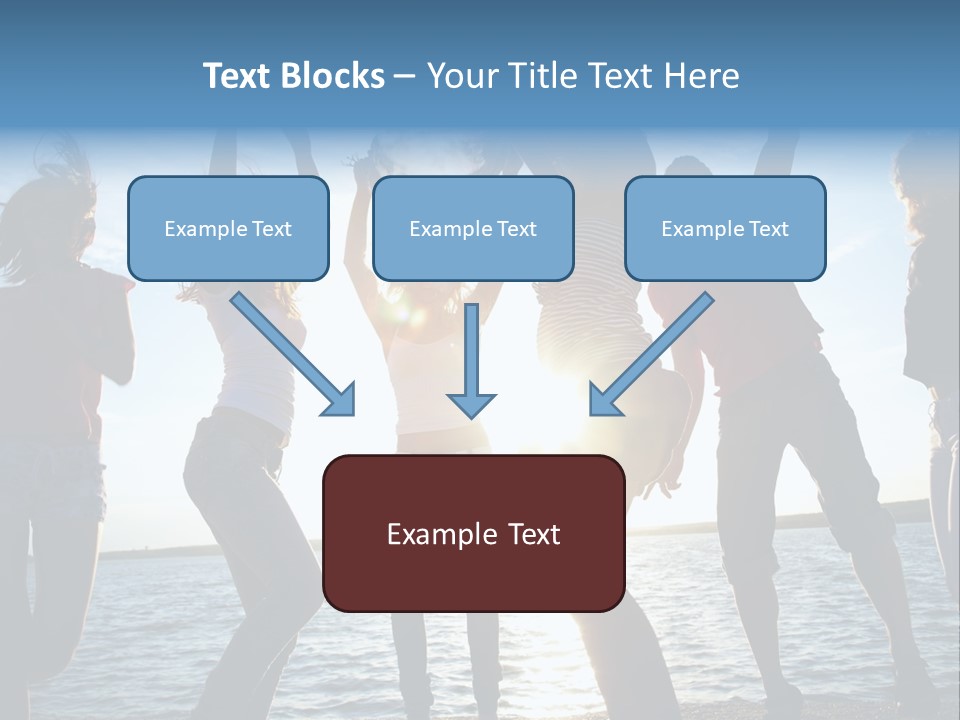 Girl Happiness Human PowerPoint Template