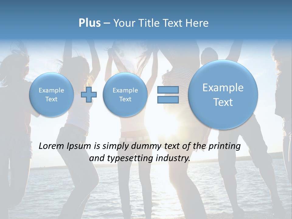 Girl Happiness Human PowerPoint Template