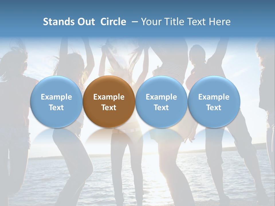 Girl Happiness Human PowerPoint Template