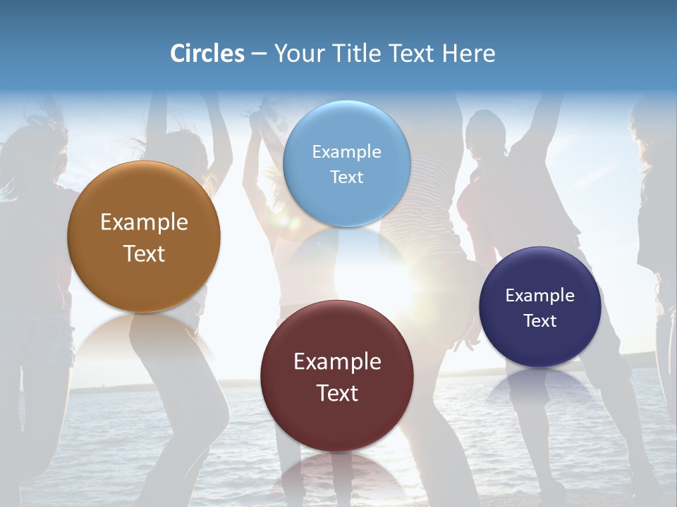 Girl Happiness Human PowerPoint Template