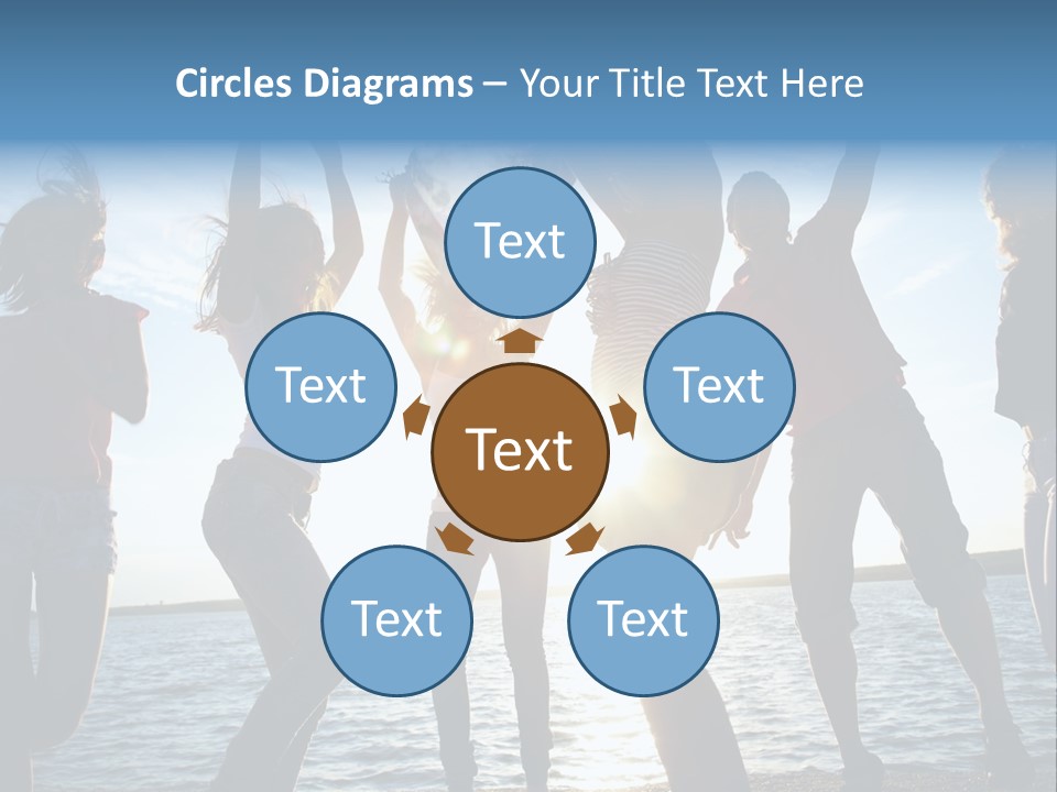 Girl Happiness Human PowerPoint Template