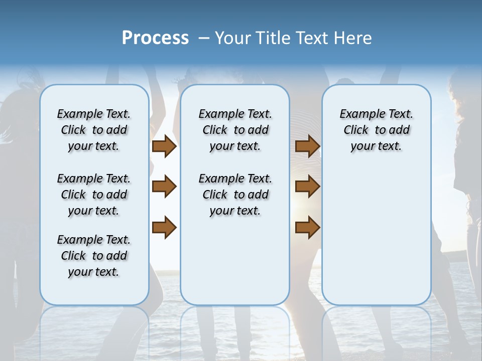 Girl Happiness Human PowerPoint Template