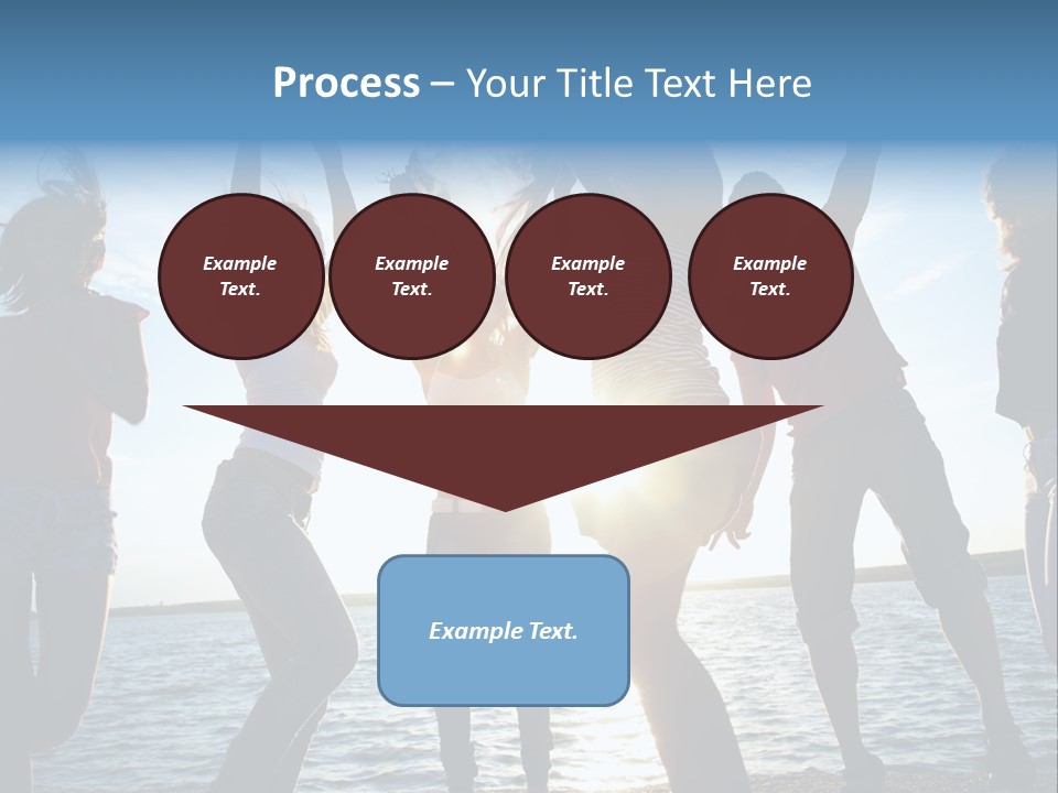 Girl Happiness Human PowerPoint Template