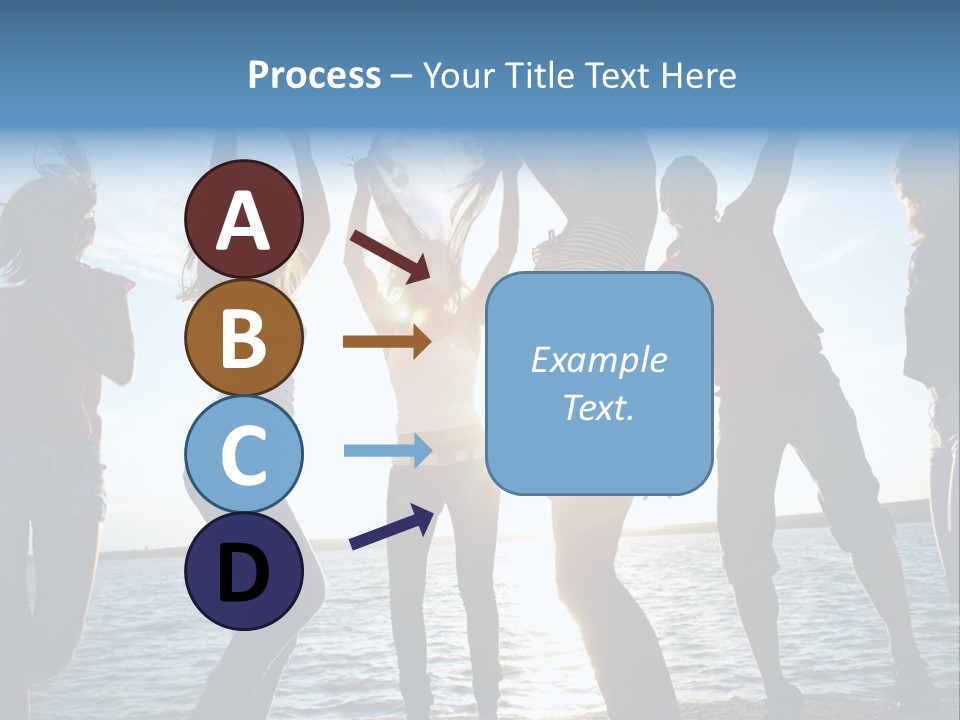 Girl Happiness Human PowerPoint Template