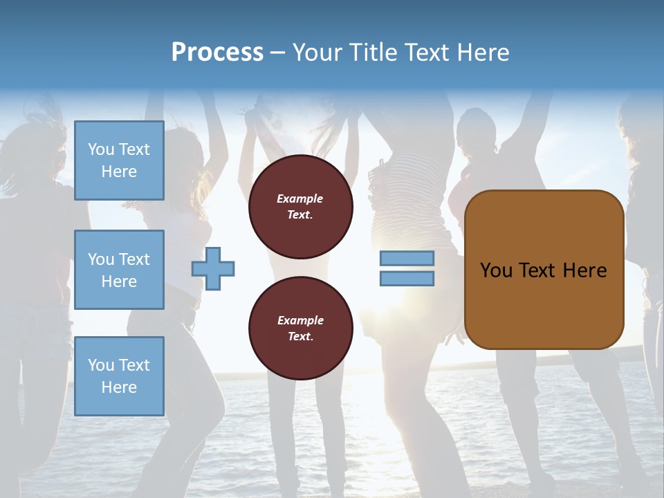 Girl Happiness Human PowerPoint Template