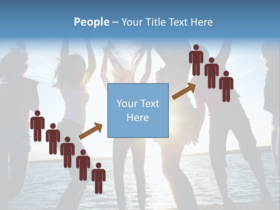 Girl Happiness Human PowerPoint Template