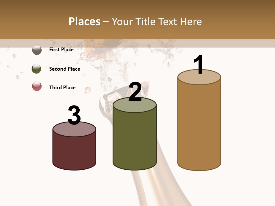 Explosion Wine Drink PowerPoint Template