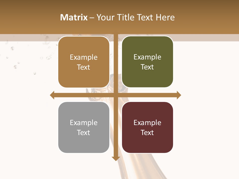 Explosion Wine Drink PowerPoint Template