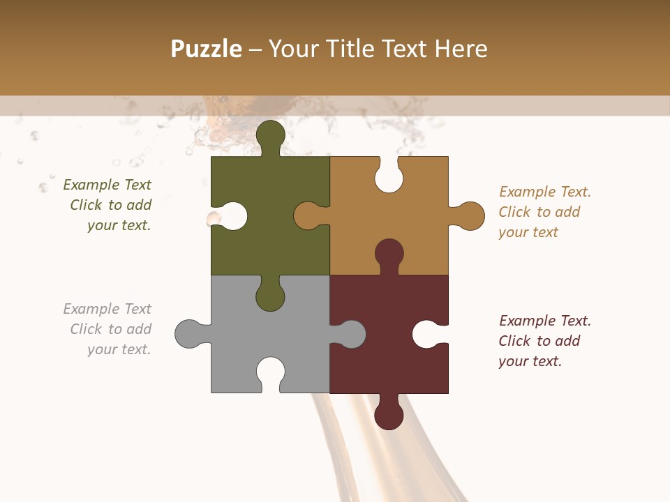 Explosion Wine Drink PowerPoint Template