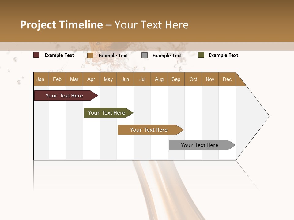 Explosion Wine Drink PowerPoint Template