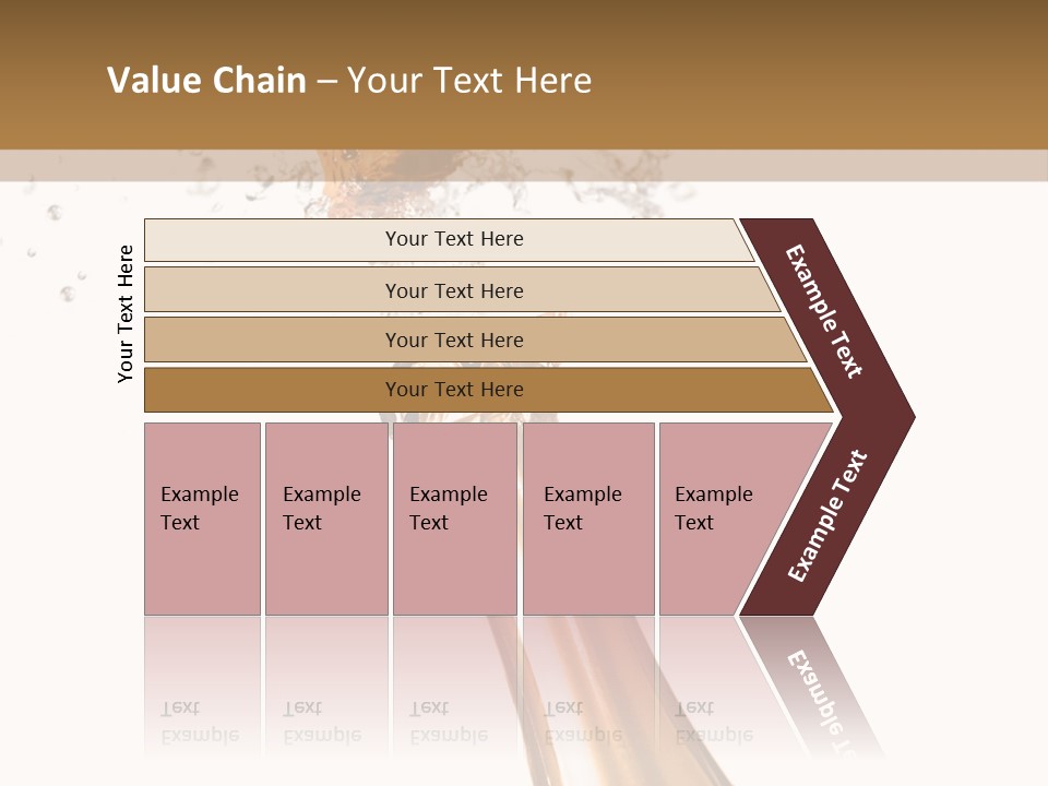 Explosion Wine Drink PowerPoint Template