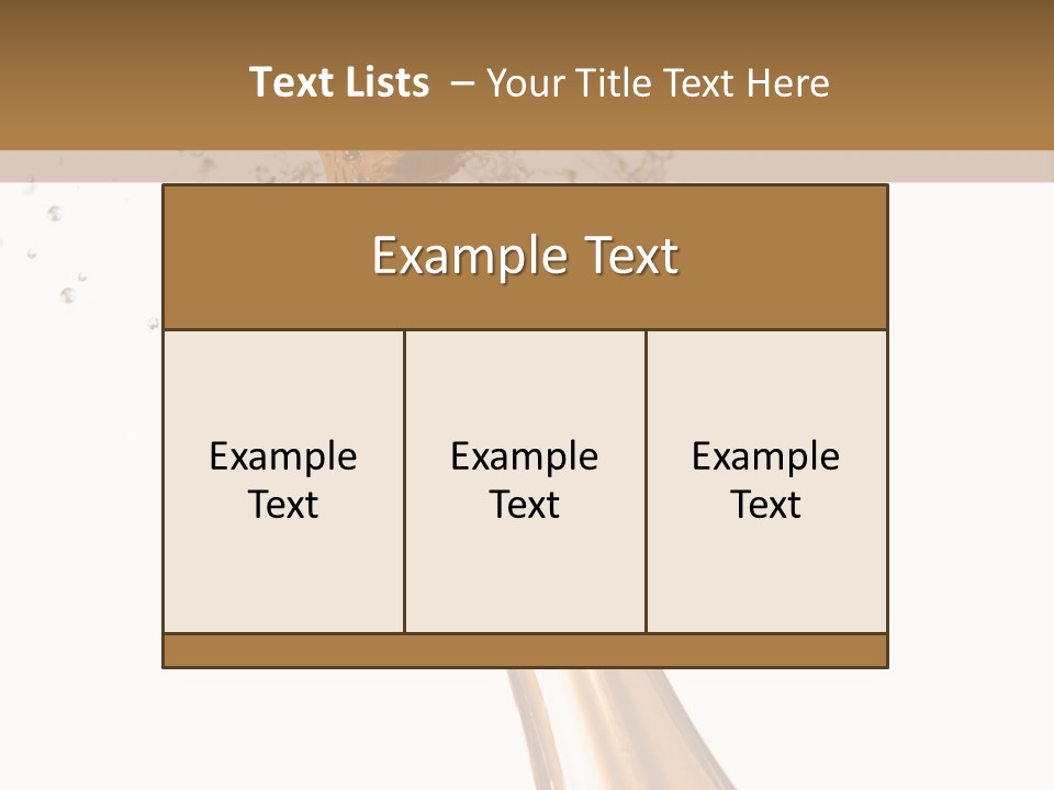 Explosion Wine Drink PowerPoint Template