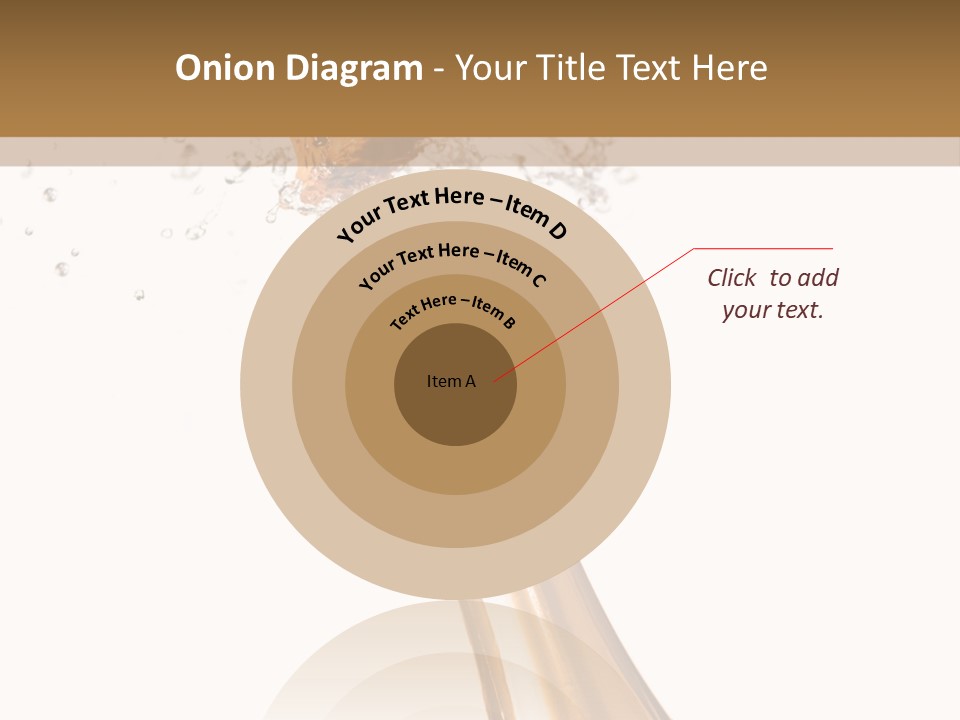 Explosion Wine Drink PowerPoint Template