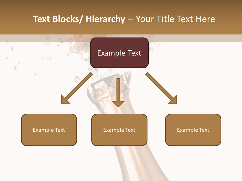 Explosion Wine Drink PowerPoint Template