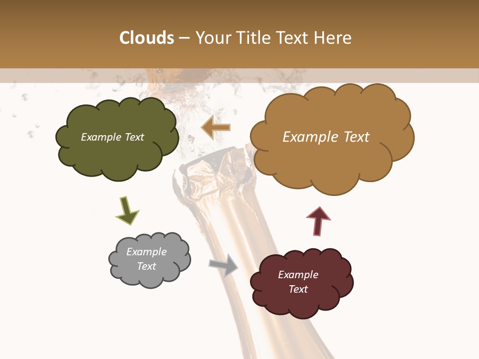 Explosion Wine Drink PowerPoint Template