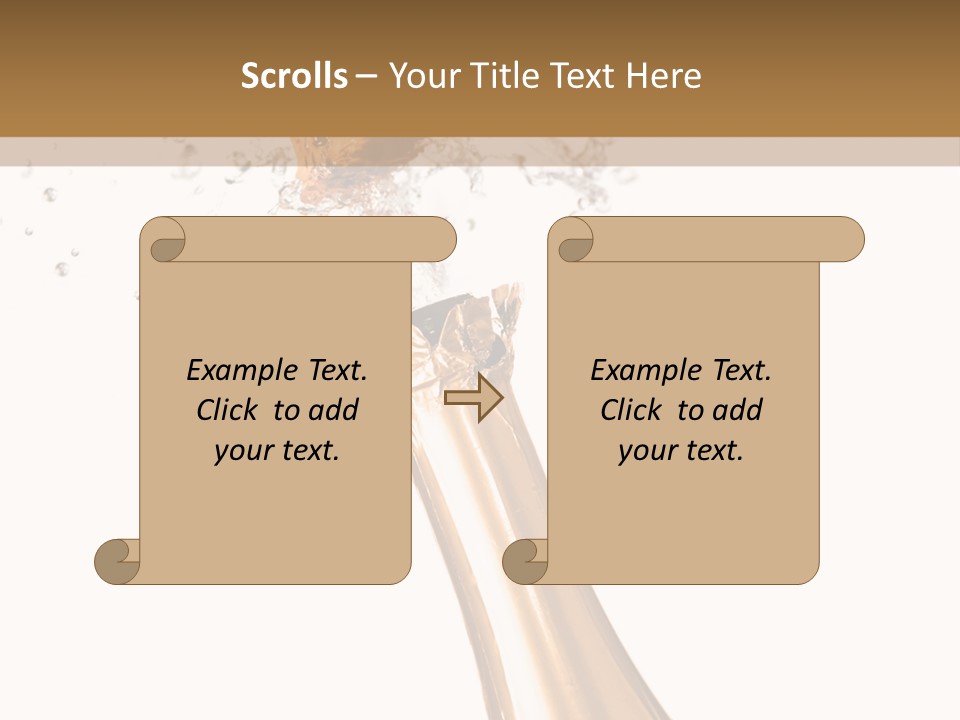 Explosion Wine Drink PowerPoint Template