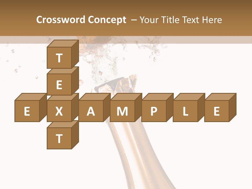 Explosion Wine Drink PowerPoint Template