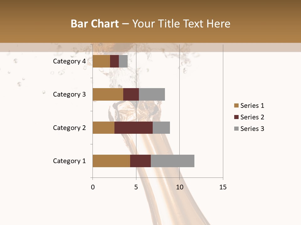 Explosion Wine Drink PowerPoint Template
