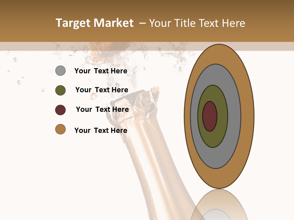 Explosion Wine Drink PowerPoint Template