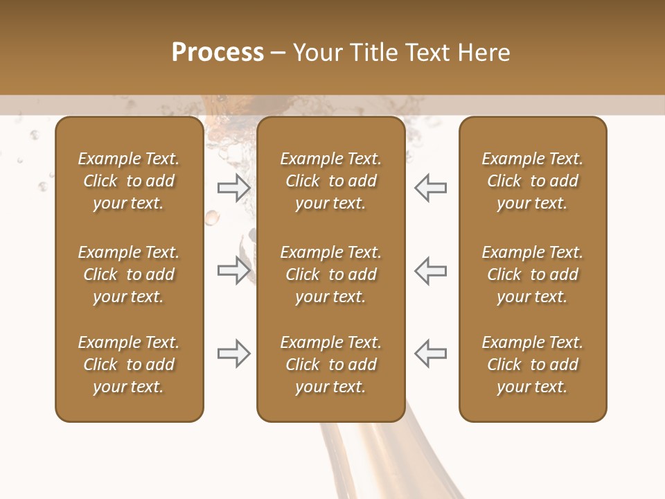 Explosion Wine Drink PowerPoint Template
