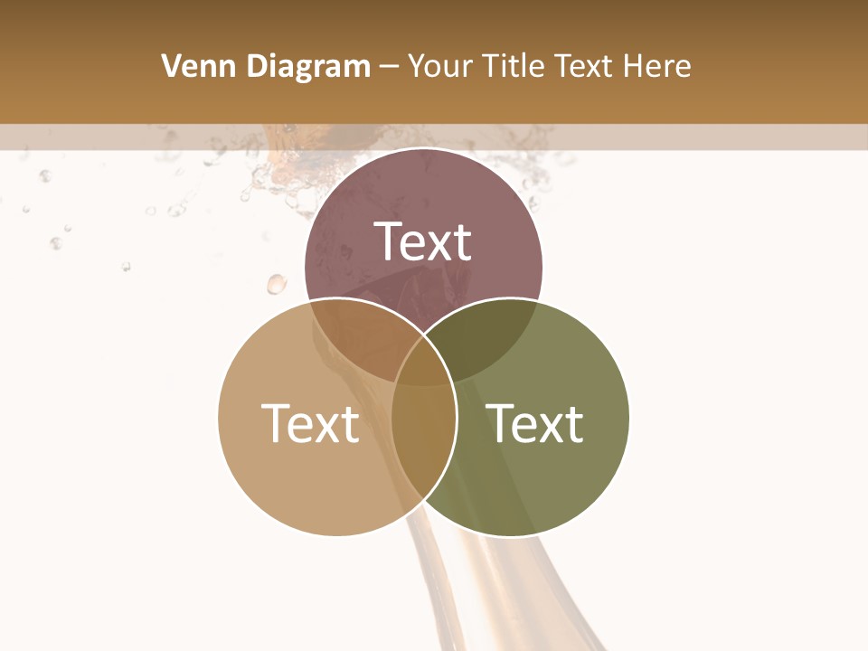 Explosion Wine Drink PowerPoint Template