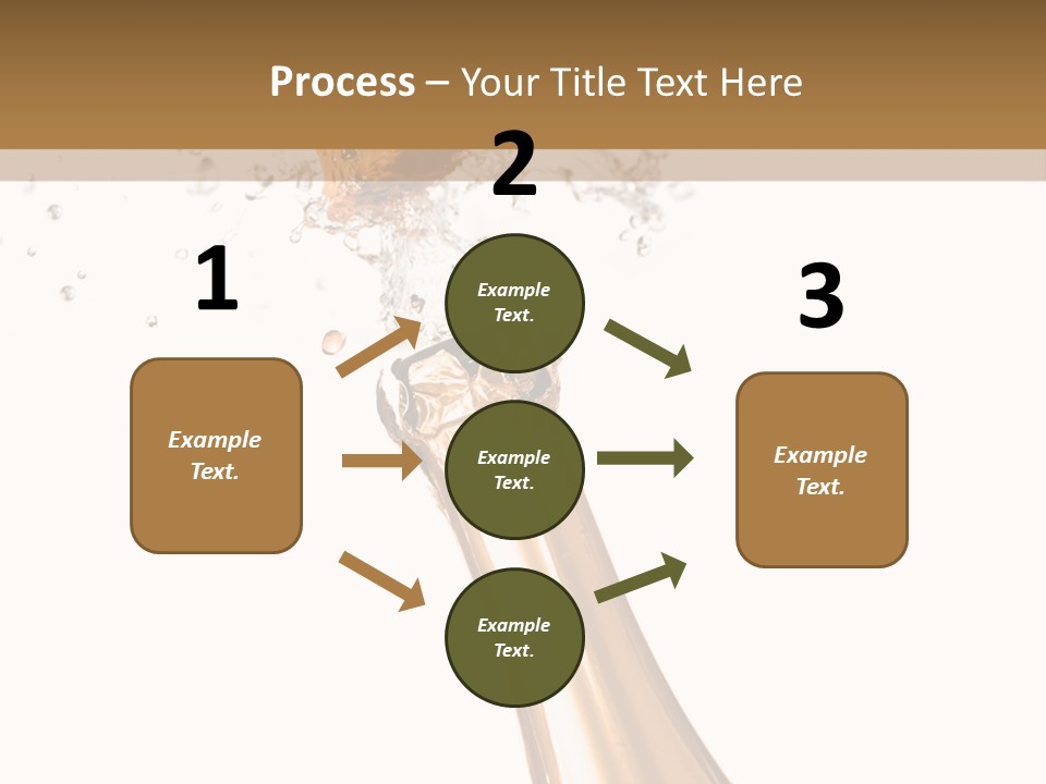 Explosion Wine Drink PowerPoint Template