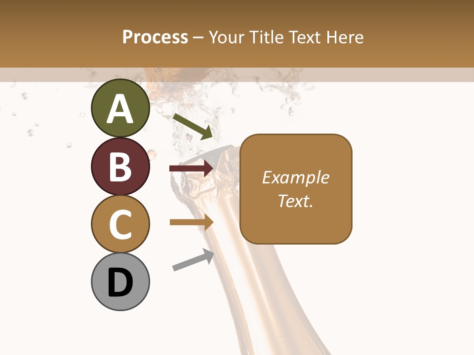 Explosion Wine Drink PowerPoint Template