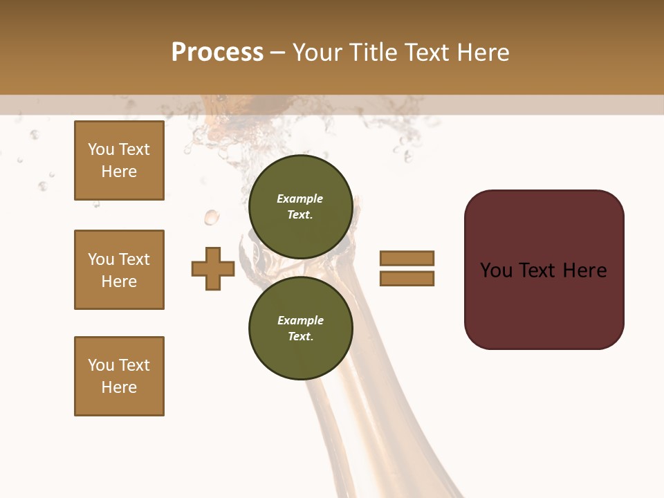 Explosion Wine Drink PowerPoint Template