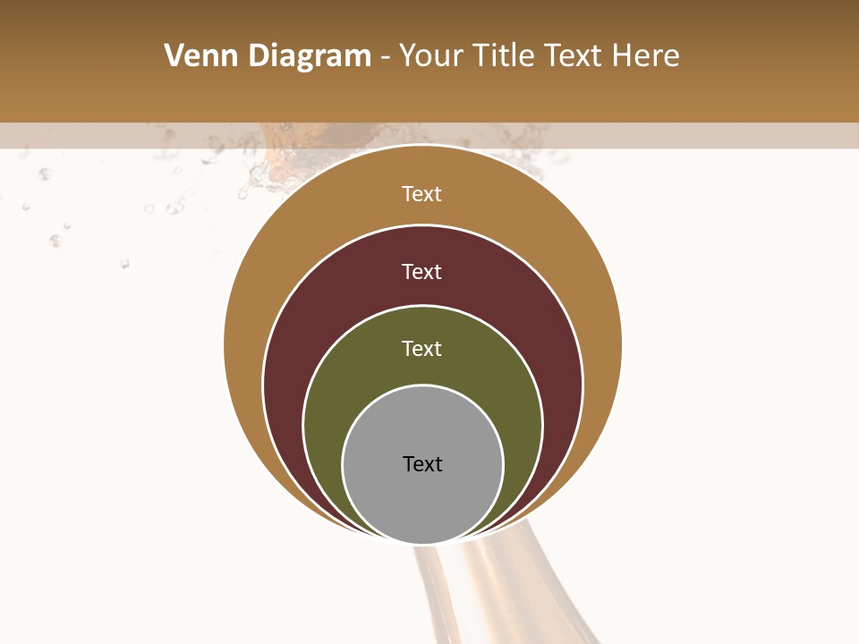 Explosion Wine Drink PowerPoint Template