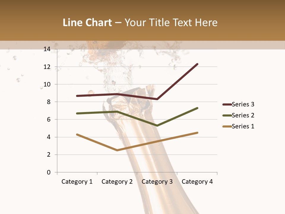 Explosion Wine Drink PowerPoint Template