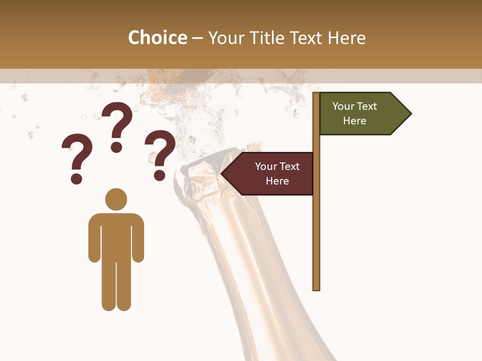 Explosion Wine Drink PowerPoint Template