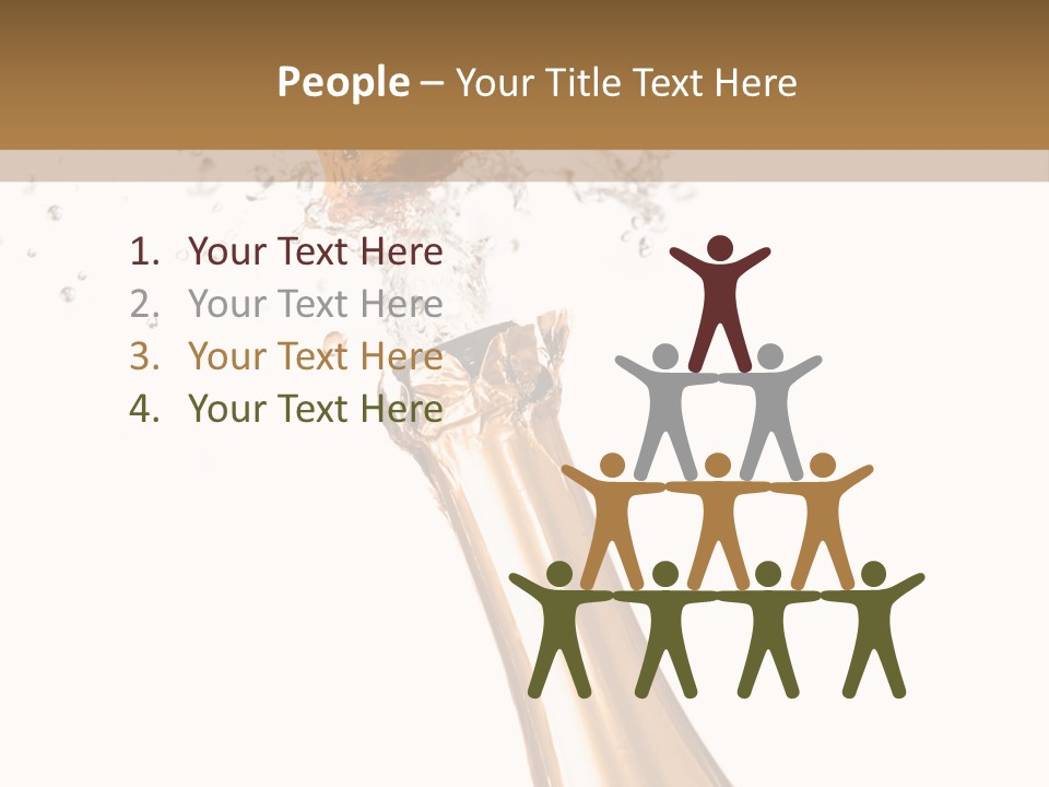 Explosion Wine Drink PowerPoint Template