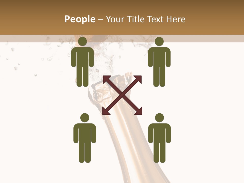 Explosion Wine Drink PowerPoint Template