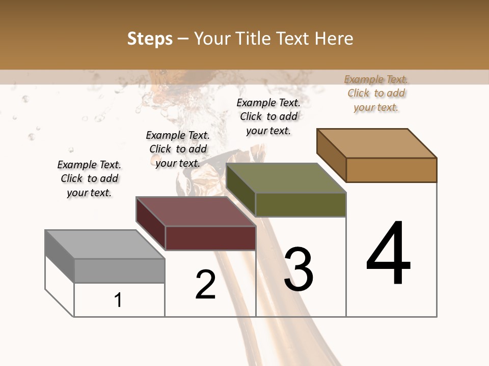 Explosion Wine Drink PowerPoint Template