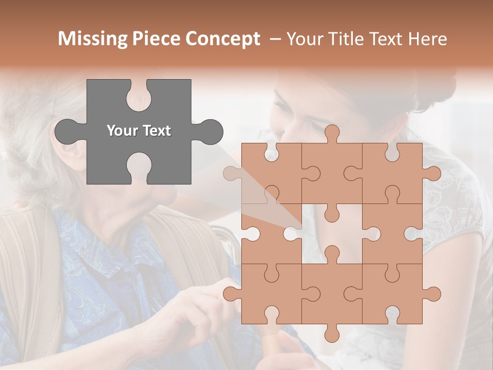 Indoors Old Unwell PowerPoint Template