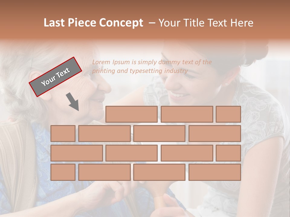 Indoors Old Unwell PowerPoint Template