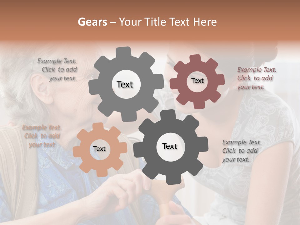 Indoors Old Unwell PowerPoint Template