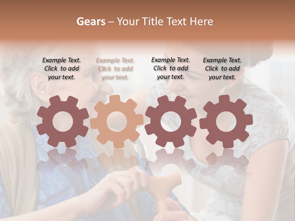 Indoors Old Unwell PowerPoint Template